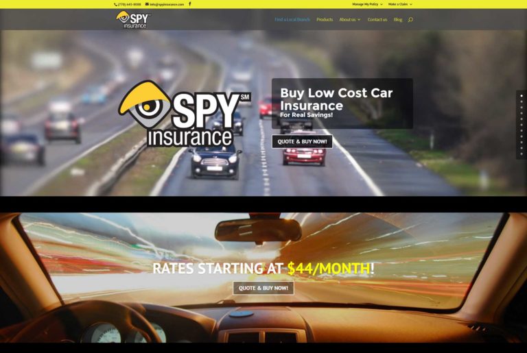 SPY Insurance | Car Insurance Website